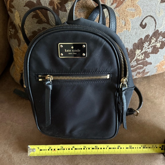 Kate Spade Elegant Black Mini Backpack - Picture 4 of 6
